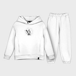 Детский костюм оверсайз Зажигалка Fire Walk из Life is Strange, цвет: белый