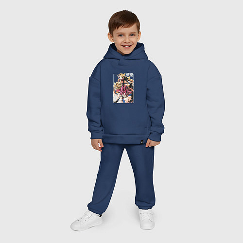 Детский костюм оверсайз Dragon ball anime / Тёмно-синий – фото 4