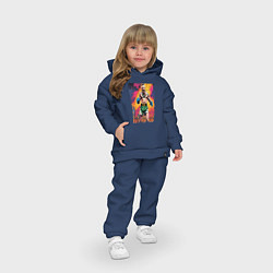 Детский костюм оверсайз Конор Макгрегор в перчатках, цвет: тёмно-синий — фото 2