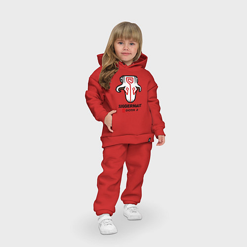 Детский костюм оверсайз Juggernaut Dota 2 / Красный – фото 3