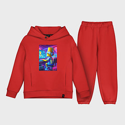 Детский костюм оверсайз Bart Simpson - esports, цвет: красный