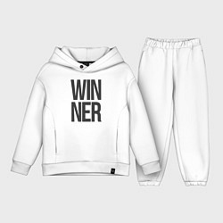 Детский костюм оверсайз Winner, цвет: белый