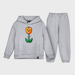 Детский костюм оверсайз Веселый тюльпан, цвет: меланж