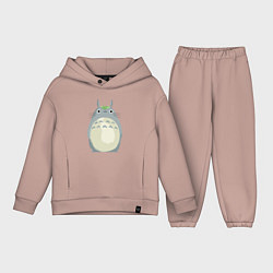 Детский костюм оверсайз Neighbor Totoro, цвет: пыльно-розовый