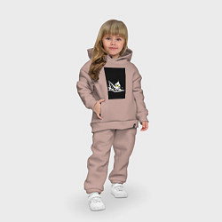 Детский костюм оверсайз Гуррен-Лаганн Симон, цвет: пыльно-розовый — фото 2