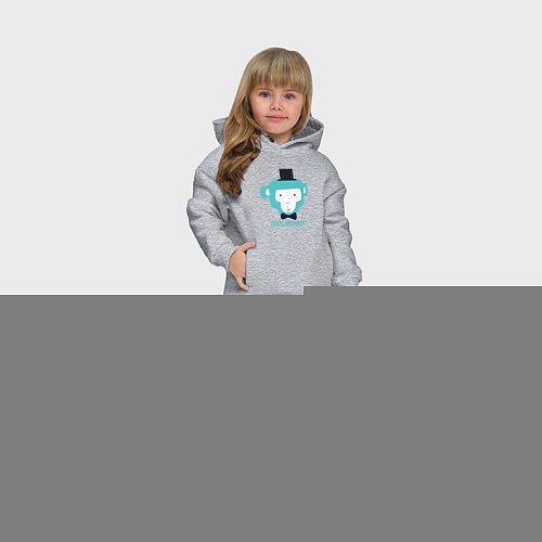Детский костюм оверсайз Cool monkey / Меланж – фото 3