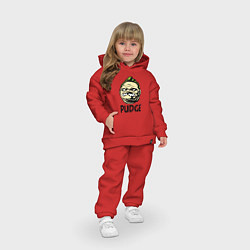 Детский костюм оверсайз Pudge Face, цвет: красный — фото 2