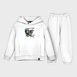 Детский костюм оверсайз Высшая Эльфийка-Лучница из Goblin Slayer, цвет: белый