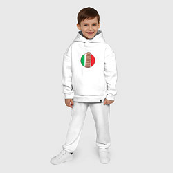 Детский костюм оверсайз Пизанская башня, цвет: белый — фото 2