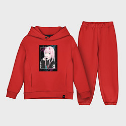 Детский костюм оверсайз Zero Two is darling, цвет: красный
