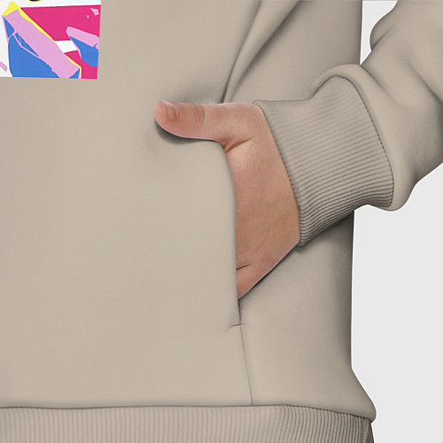 Детский костюм оверсайз Моб Психо 100 Экубо экстрасенс / Миндальный – фото 3