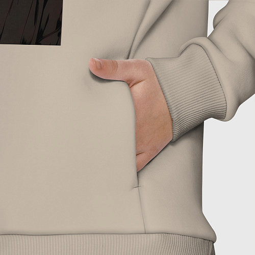 Детский костюм оверсайз Магическая битва Тогэ Инумаки / Миндальный – фото 3