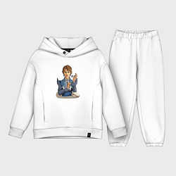 Детский костюм оверсайз Кассандра - RimWorld, цвет: белый