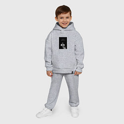 Детский костюм оверсайз Мин Юнги D2, цвет: меланж — фото 2