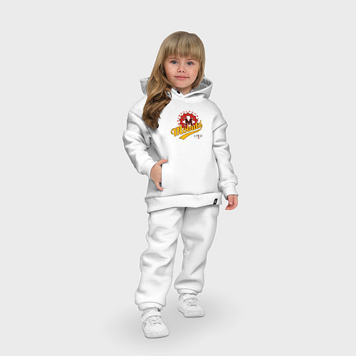 Детский костюм оверсайз Molndal hockey / Белый – фото 3