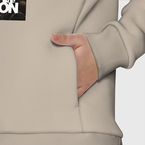 Детский костюм оверсайз Брюс Ли - выход дракона / Миндальный – фото 3