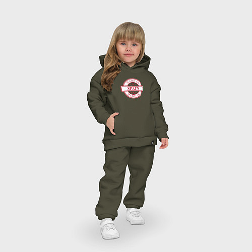 Детский костюм оверсайз Сделано в Испании / Хаки – фото 3