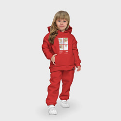 Детский костюм оверсайз Felix stray kids cute, цвет: красный — фото 2