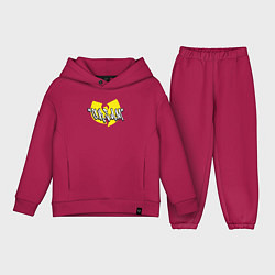 Детский костюм оверсайз Wu-Tang Clan cream, цвет: маджента