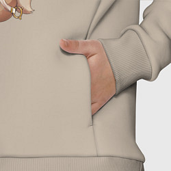 Детский костюм оверсайз Созданный в бездне - Наначи, цвет: миндальный — фото 2