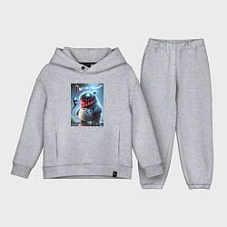 Детский костюм оверсайз Ventotoro - we are Venom meme, цвет: меланж