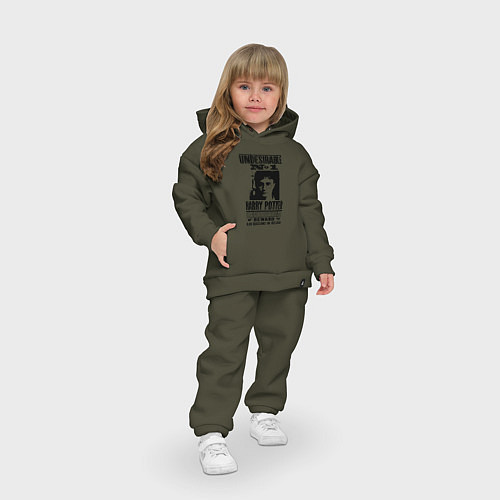 Детский костюм оверсайз Harry Potter - wanted / Хаки – фото 3