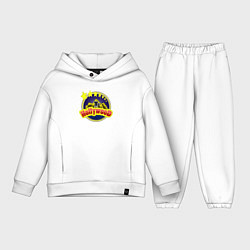 Детский костюм оверсайз Кино Голливуда, цвет: белый