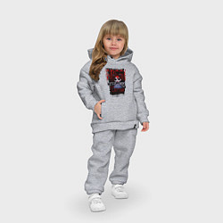 Детский костюм оверсайз Кукла Поппи из Poppy Playtime, цвет: меланж — фото 2