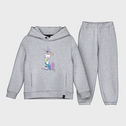 Детский костюм оверсайз Bugs Bunny in the sneakers, цвет: меланж