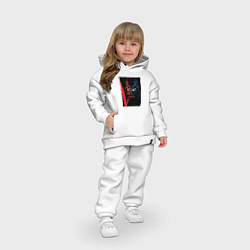 Детский костюм оверсайз Дарт вейдер с мечом, цвет: белый — фото 2