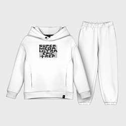 Детский костюм оверсайз Пиксельный Super Mega Ultra Epic Rep - ASCII арт,