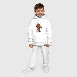 Детский костюм оверсайз Малыш Джордан, цвет: белый — фото 2