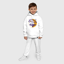 Детский костюм оверсайз Полёт в Невермор, цвет: белый — фото 2