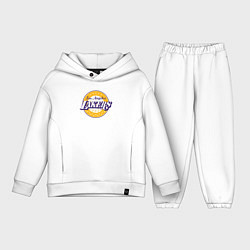Детский костюм оверсайз Lakers star, цвет: белый