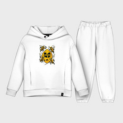 Детский костюм оверсайз Wu-tang clan пчелки, цвет: белый