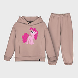 Детский костюм оверсайз Пони Пинки Пай, цвет: пыльно-розовый
