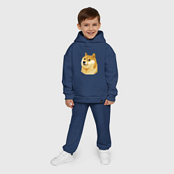 Детский костюм оверсайз Doge, цвет: тёмно-синий — фото 2