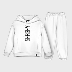 Детский костюм оверсайз Сергей, цвет: белый