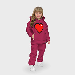 Детский костюм оверсайз Minecraft Lover, цвет: маджента — фото 2