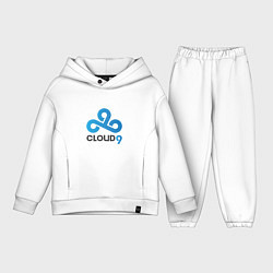 Детский костюм оверсайз Cloud9, цвет: белый