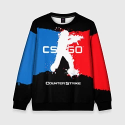 Свитшот детский CS:GO Colors, цвет: 3D-черный