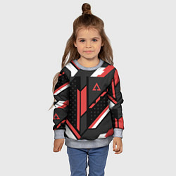 Свитшот детский CS:GO Cyrex Pattern, цвет: 3D-меланж — фото 2