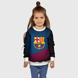 Свитшот детский FCB Barcelona, цвет: 3D-белый — фото 2