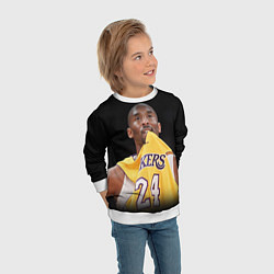Свитшот детский Kobe Bryant, цвет: 3D-белый — фото 2