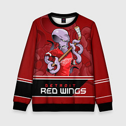 Свитшот детский Detroit Red Wings, цвет: 3D-черный