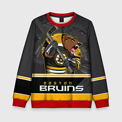 Свитшот детский Boston Bruins, цвет: 3D-красный