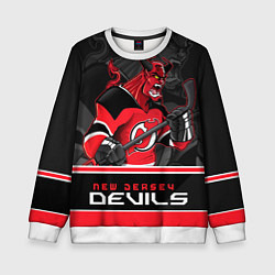 Свитшот детский New Jersey Devils, цвет: 3D-белый