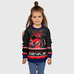 Свитшот детский New Jersey Devils, цвет: 3D-синий — фото 2