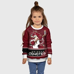 Свитшот детский Arizona Coyotes, цвет: 3D-белый — фото 2