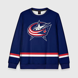 Свитшот детский Columbus Blue Jackets, цвет: 3D-синий